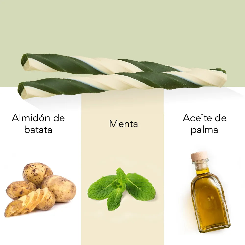 Snack para la placa y el sarro Kanu Pet Oral Stick x 8 Unds Para Perro Sabor a Menta - {{ Kanu Pet }}