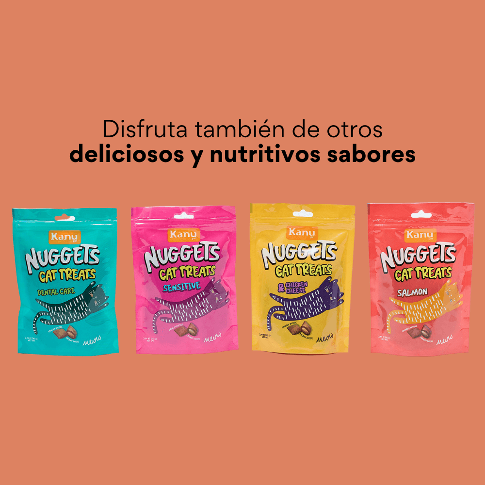 Snack Nuggets de Salmón Kanu Pet para Gato - {{ Kanu Pet }}