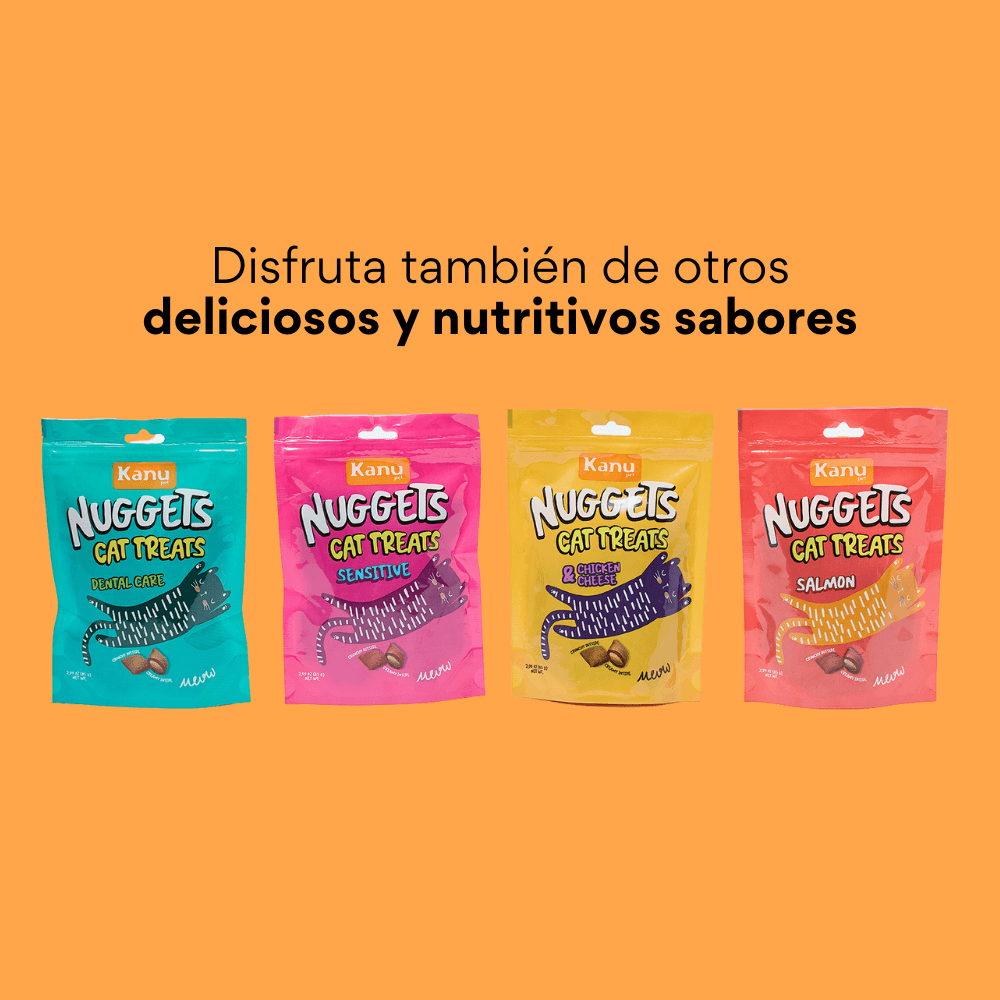 Snack Nuggets de Pollo y Queso Kanu Pet para Gato - {{ Kanu Pet }}