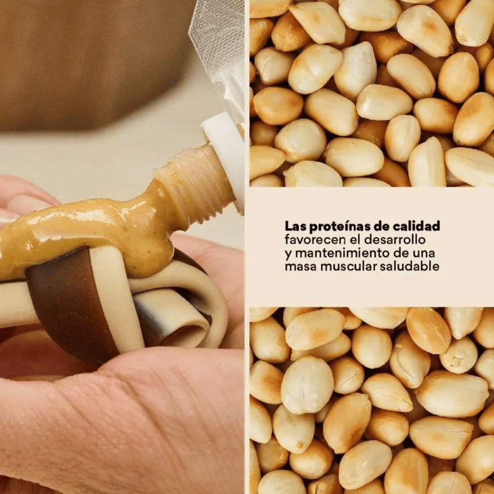 Snack Mantequilla de Mani Kanu Pet para Perro. Un solo ingrediente - {{ Kanu Pet }}