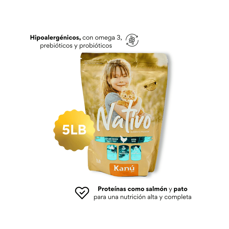 Alimento Para Gato - Kanu Nativo Mantenimiento Gatitos 1 LB - {{ Kanu Pet }}