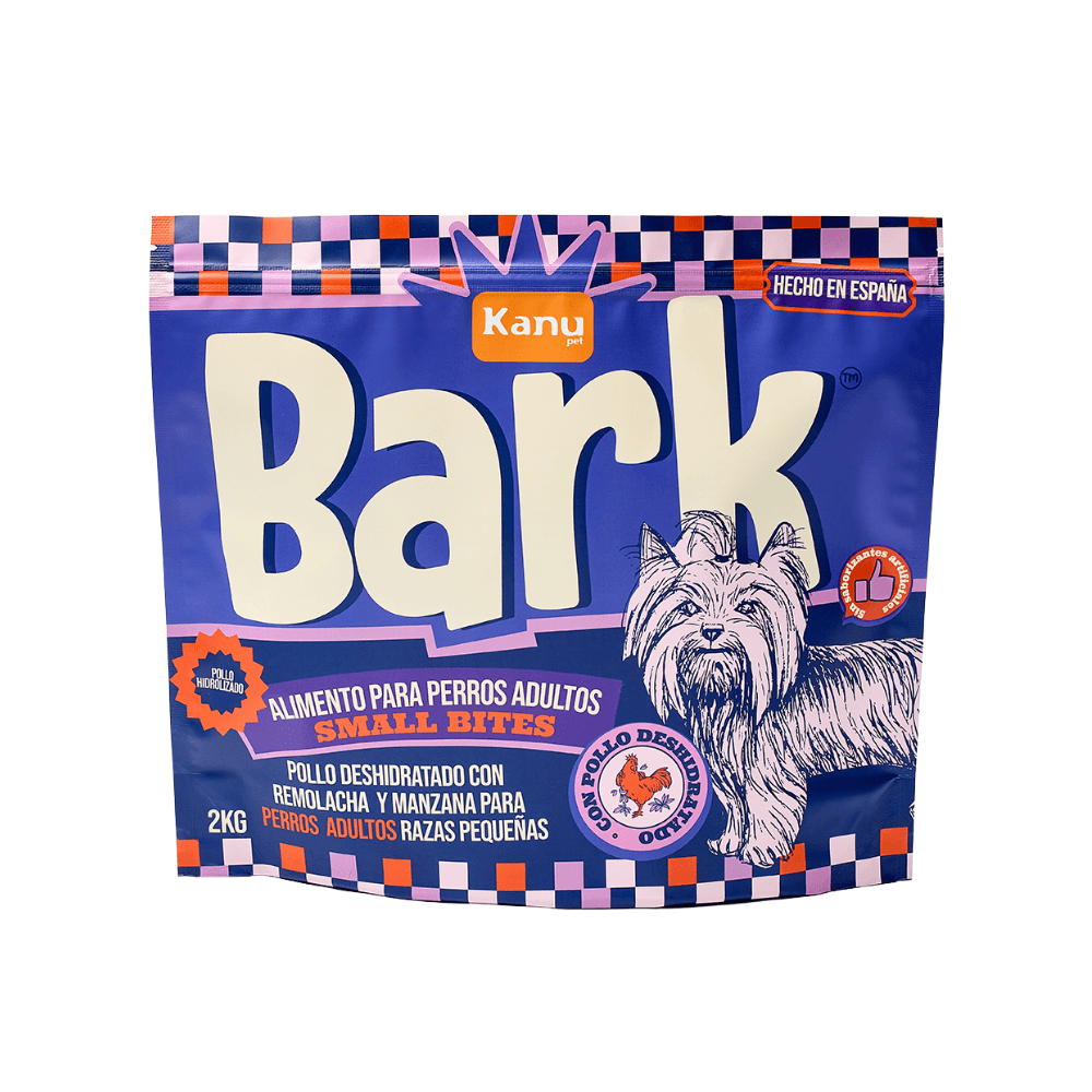 Alimento seco Kanu Pet Bark Small Bites para adulto razas pequeñas sabor a Pollo - {{ Kanu Pet }}