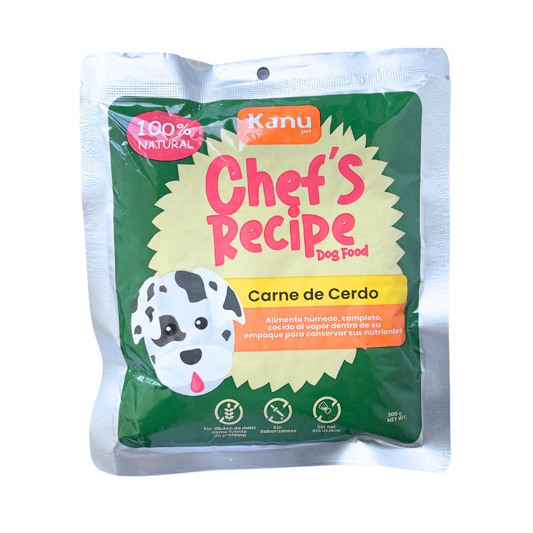 Alimento Completo Húmedo Chef's Recipe Carne de Cerdo Kanu Pet para perros