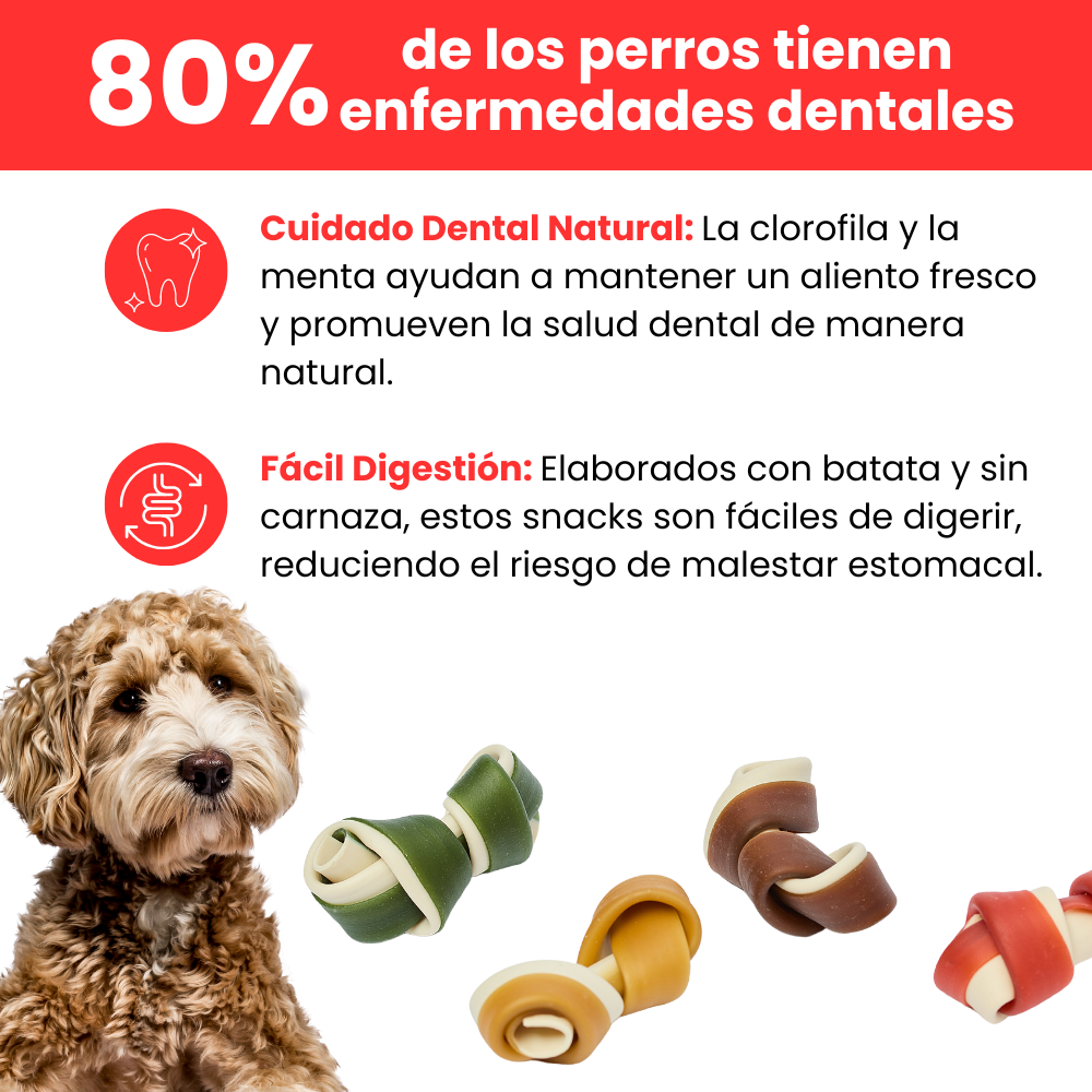 Snack Mini Huesos con Sabores surtidos Kanu Pet Mini Bones Pet para Perros x 12 Unds - {{ Kanu Pet }}