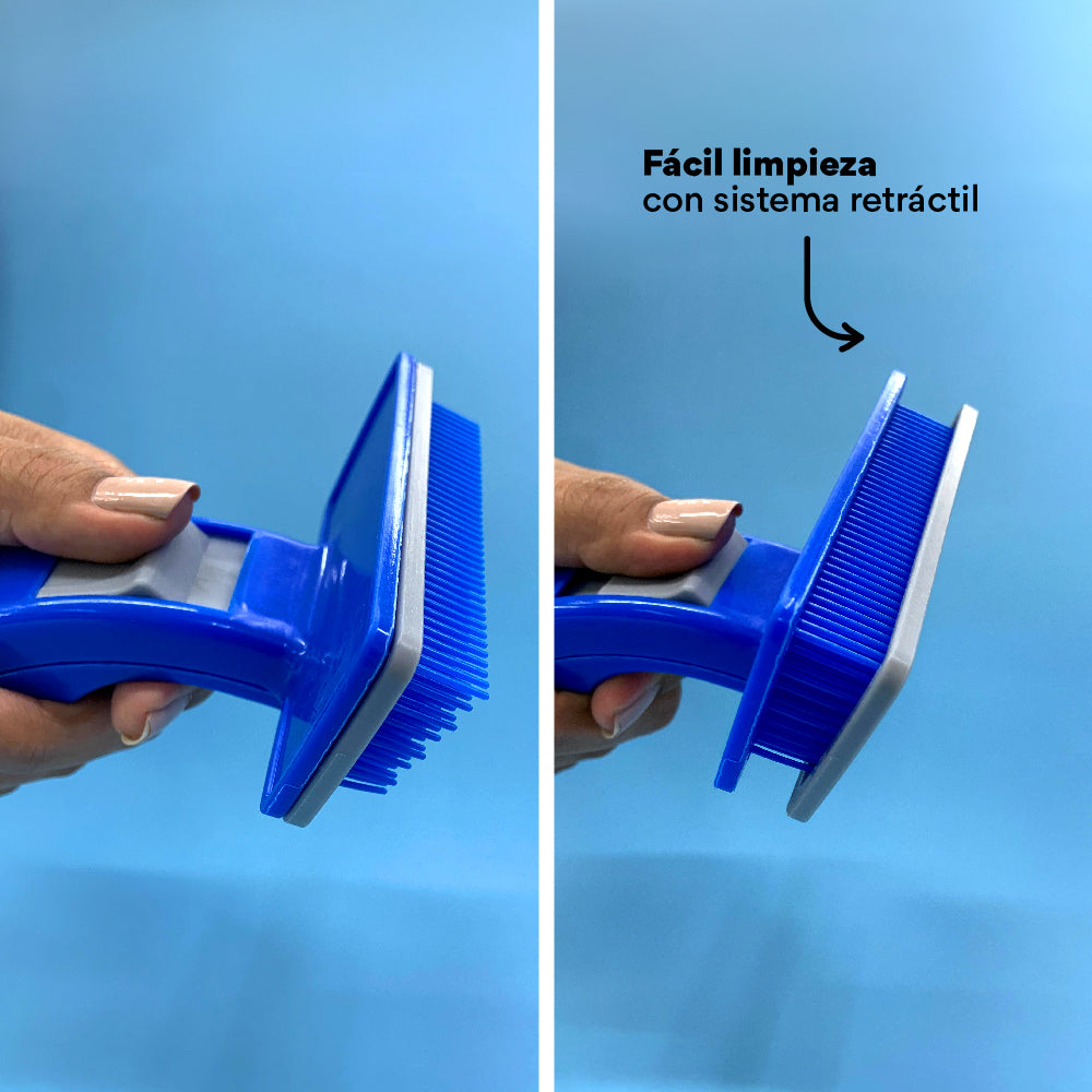 Cepillo de Plástico Mediano Removedor de Pelo Kanu Pet para Perro y Gato - {{ Kanu Pet }}