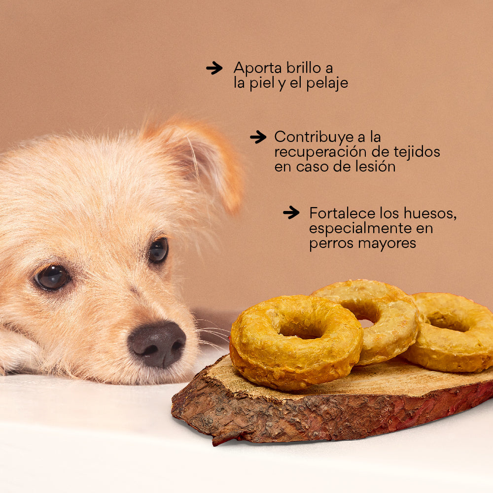 Snack Dona de Colágeno de Res Kanu Pet para Perro. No es Carnaza - {{ Kanu Pet }}