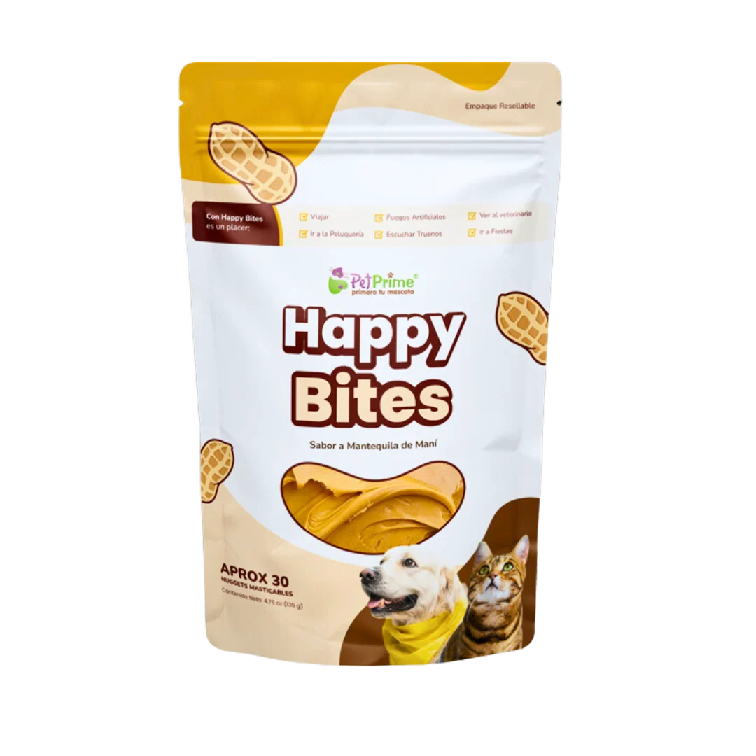 Suplemento Happy Bites Balance x 30 Nuggets para Perro y Gatos