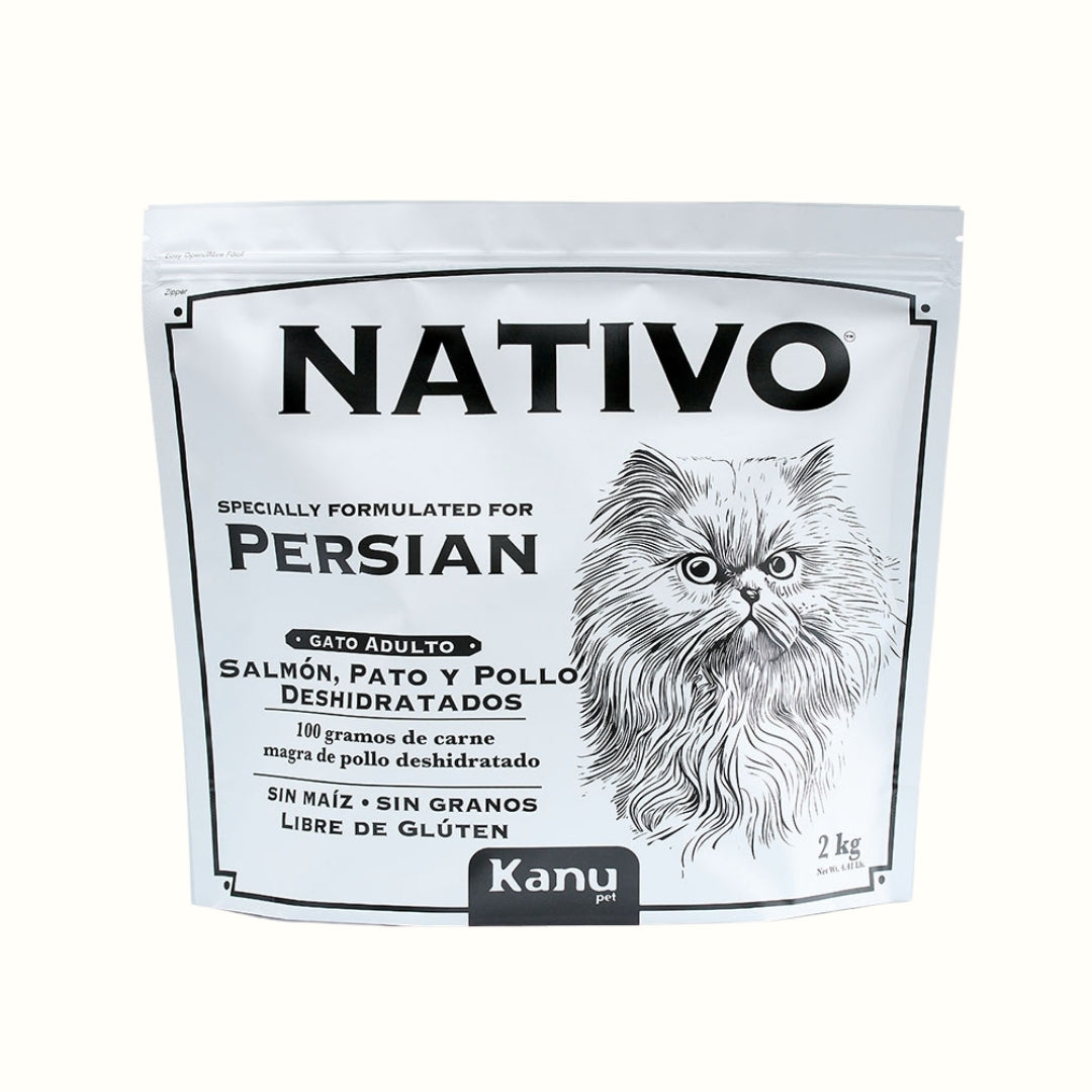 Alimento Nativo Persian 2kg Kanu Pet para Gato Adulto Nutrición Premium