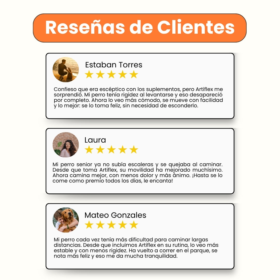 Suplemento Masticable Artiflex Kanu Vet para Perros - Refuerza Articulaciones y Mejora la Movilidad
