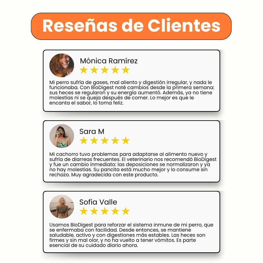 Suplemento Digestivo BioDigest con Probióticos Kanu Pet para Perros de Todas las Edades