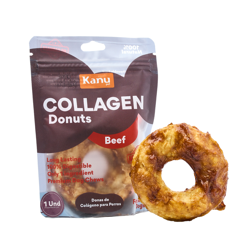 Snack Dona de Colágeno de Res Kanu Pet para Perro. No es Carnaza - {{ Kanu Pet }}