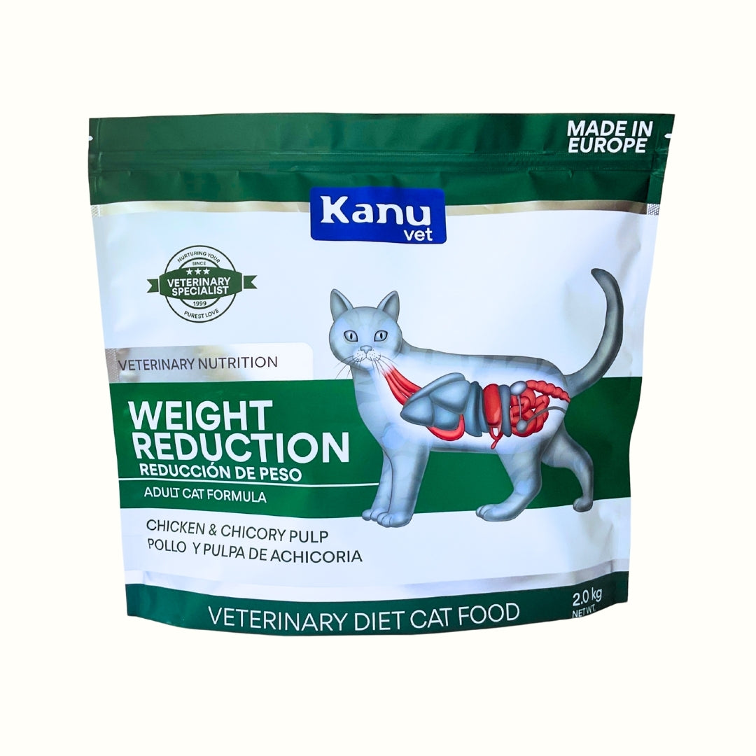 Alimento Seco Medicado Kanu Vet Weight Reduction para Gato Adultos