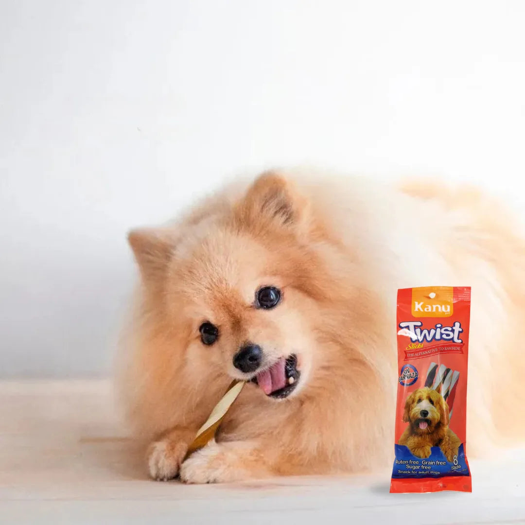 Snack Twist Stick para la placa y el sarro Kanu Pet  Sabores surtidos para Perro