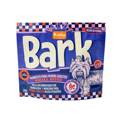 Alimento seco Kanu Pet Bark Small Bites Kanu Pet para adulto razas pequeñas con Pollo