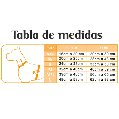 Pechera y Correa Hawaiano Fedele Para Perro