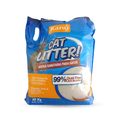Arena de Bentonita Kanu Pet Cat Litter para Gatos. 99% libre de Polvo. Aglomera al Instante - {{ Kanu Pet }}