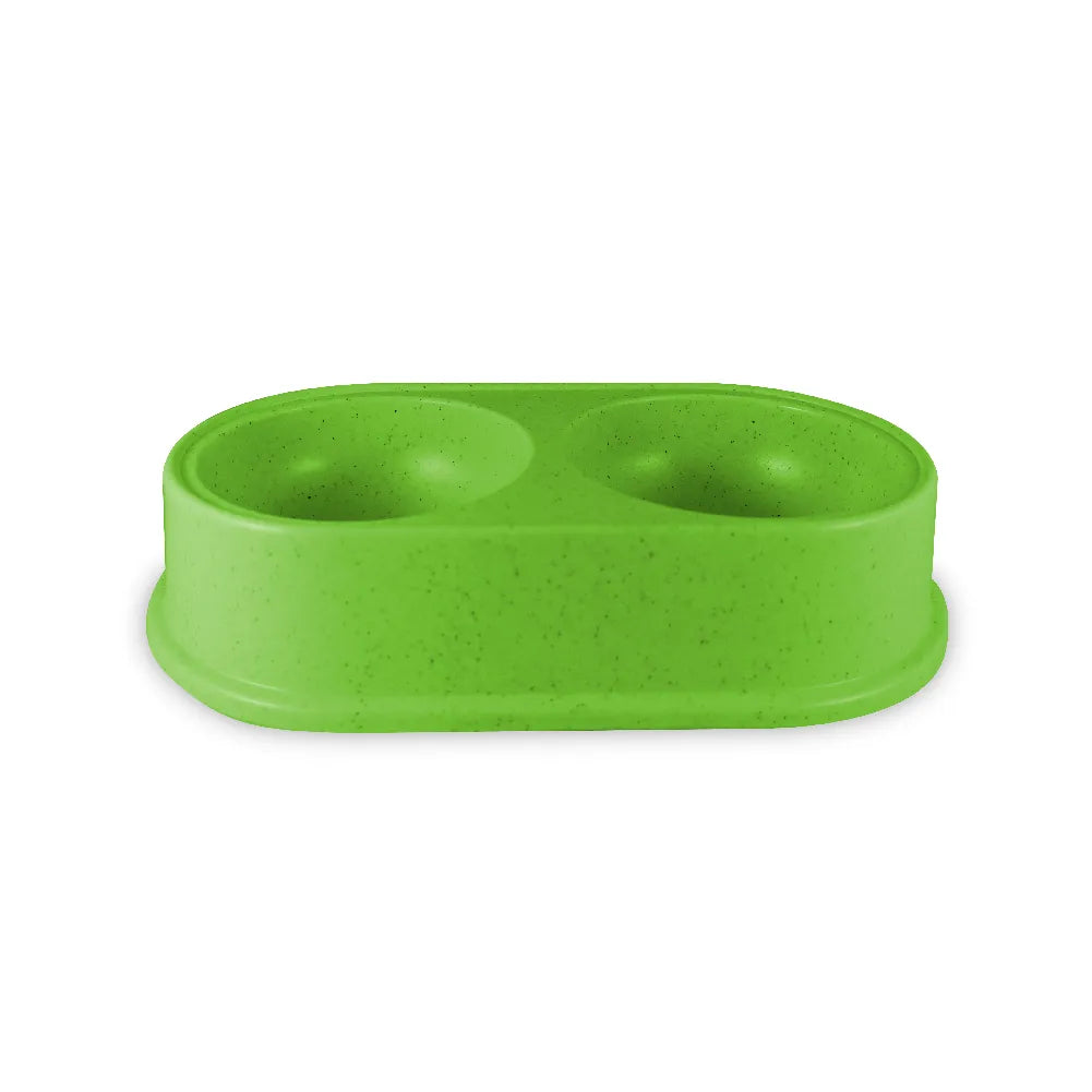 Comedero Doble de Ceramica Kanu Pet para Perro y Gato