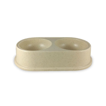 Comedero Doble de Ceramica Kanu Pet para Perro y Gato
