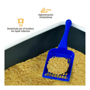 Arena 100% de Maíz Kanu Pet Corn Cat Litter para Gato 100% Ecológíca - {{ Kanu Pet }}