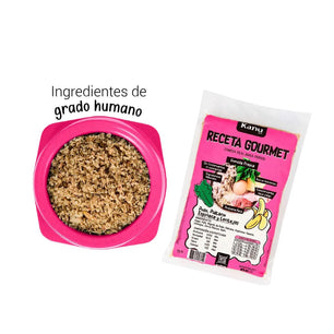 Alimento Congelado Receta Gourmet de Kanu Pet sabor a Pollo - Lentejas para perros. 100% Comida Real - {{ Kanu Pet }}