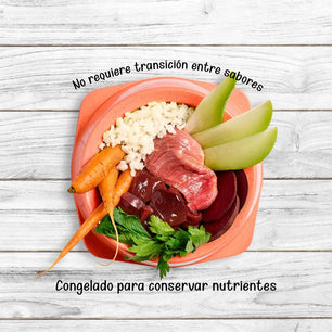 Alimento Congelado Receta Gourmet de Kanu Pet sabor a Carne de Res , Higado y Remolacha para perros. 100% Comida Real - {{ Kanu Pet }}