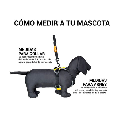 Pechera Acolchada Walker Gris Kanu Pet para Perro