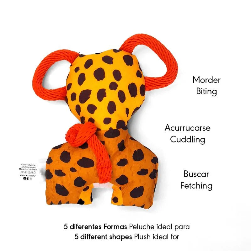 Juguete Peluche Tigre Safari Kanu Pet para Perro - {{ Kanu Pet }}