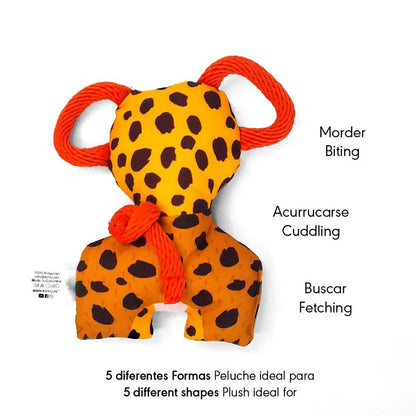 Juguete Peluche Tigre Safari Kanu Pet para Perro - {{ Kanu Pet }}