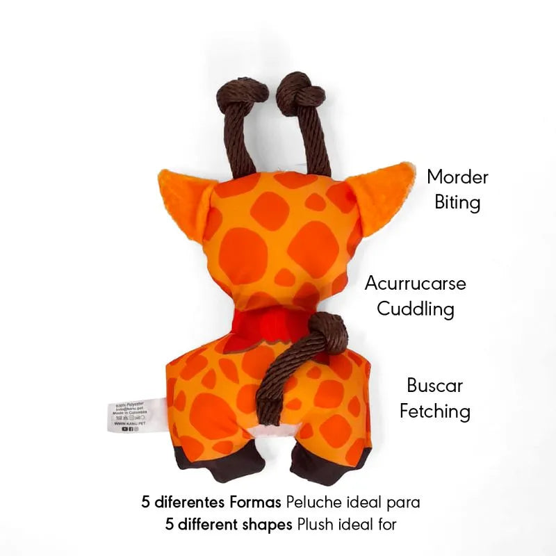 Juguete Peluche Jirafa Safari Kanu Pet para Perro - {{ Kanu Pet }}