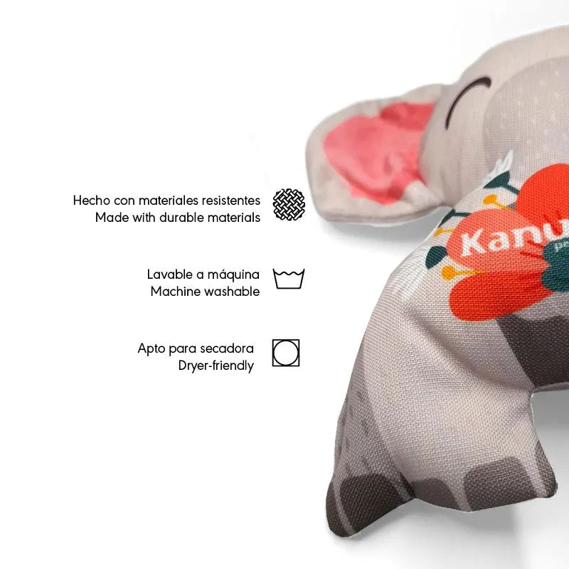Juguete Peluche Elefante Safari Kanu Pet para Perro - {{ Kanu Pet }}