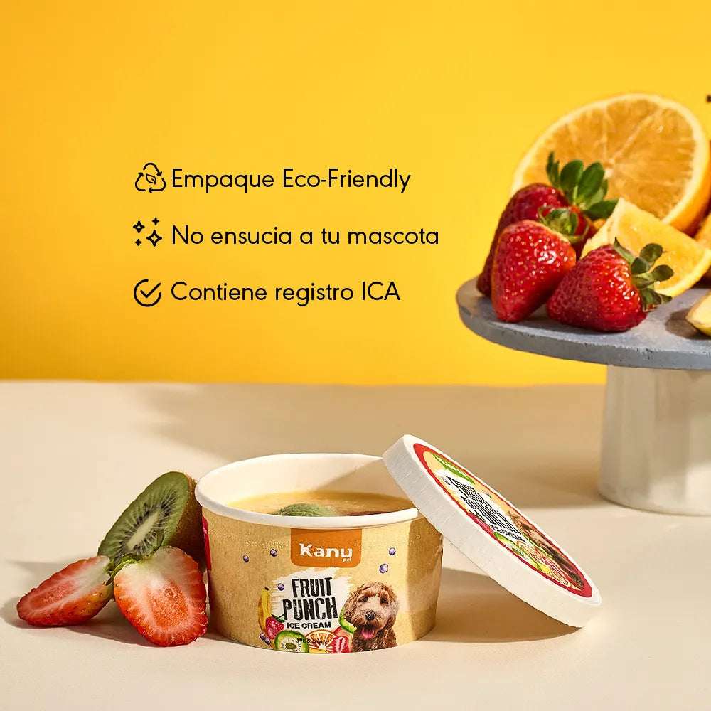 Helado de Fruit Punch Kanu Pet para Perro y Gato - {{ Kanu Pet }}