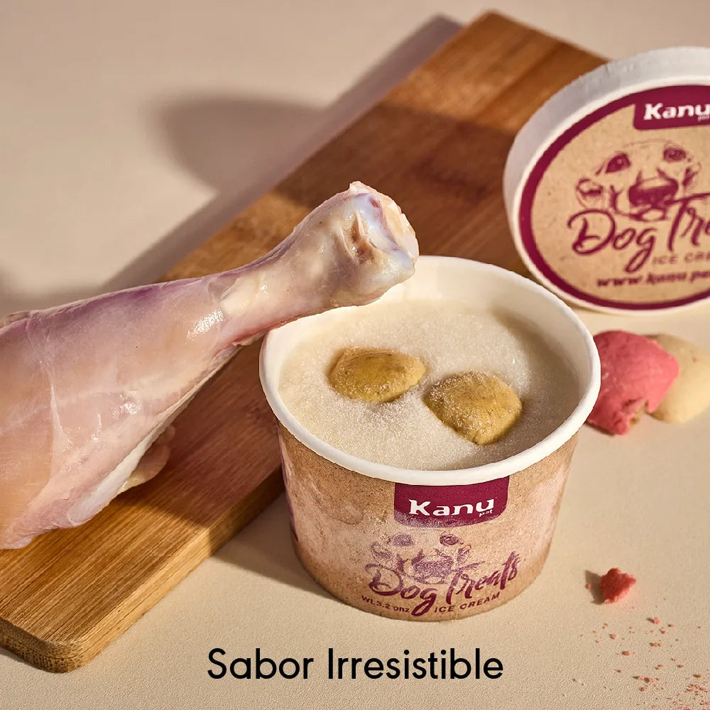 Helado de Galleta Pollo Kanu Pet para Perro y Gato 5.5 Oz - {{ Kanu Pet }}