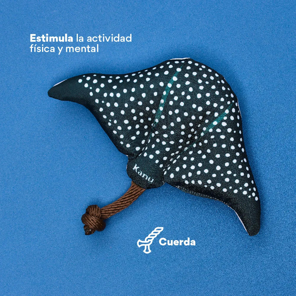 Juguete Peluche Mantarraya Mar Kanu Pet para Perro - {{ Kanu Pet }}