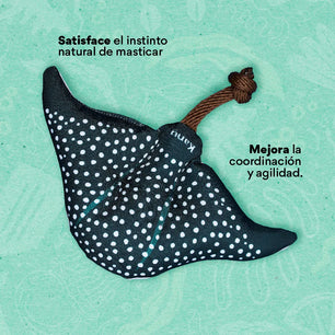 Juguete Peluche Mantarraya Mar Kanu Pet para Perro - {{ Kanu Pet }}