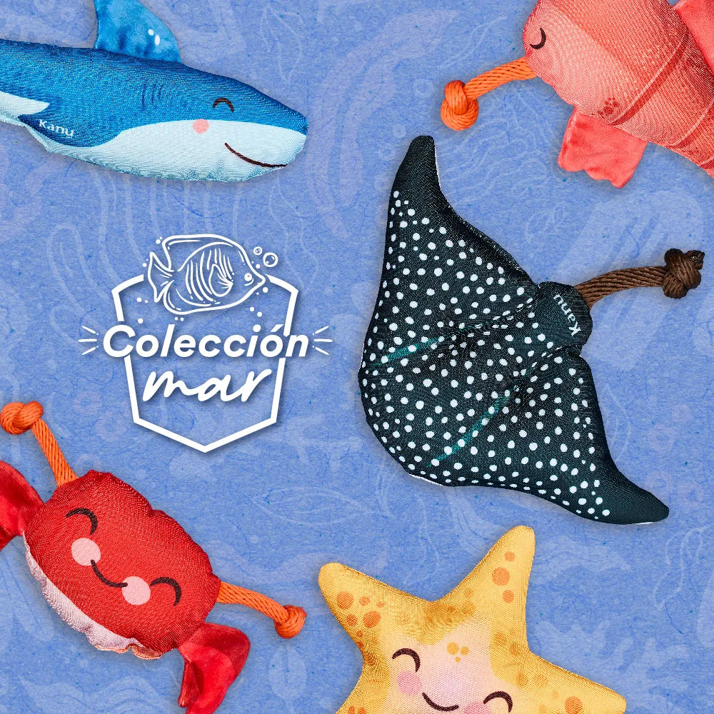 Juguete Peluche Mantarraya Mar Kanu Pet para Perro - {{ Kanu Pet }}