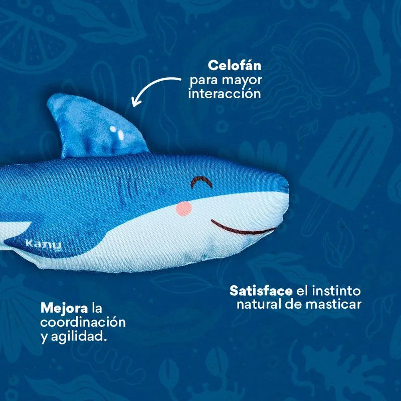 Juguete Peluche Tiburón Mar Kanu Pet para Perro - {{ Kanu Pet }}