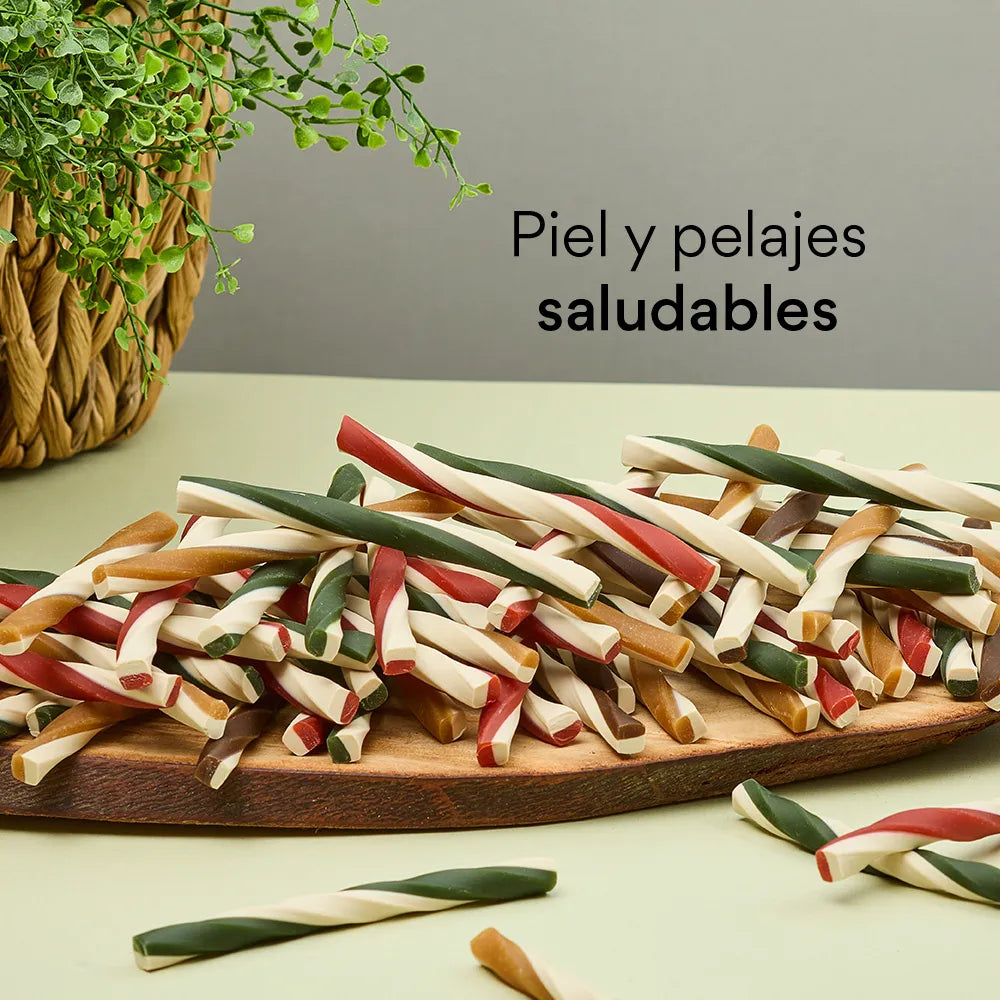 Snack para la placa y el sarro Kanu Pet Twist Stick Sabores surtidos para Perro x 8 Unds - {{ Kanu Pet }}