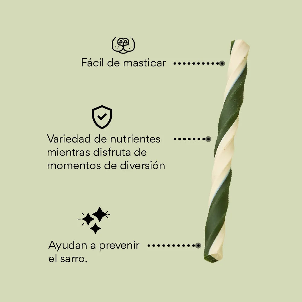 Snack para la placa y el sarro Kanu Pet Oral Stick x 8 Unds Para Perro Sabor a Menta - {{ Kanu Pet }}