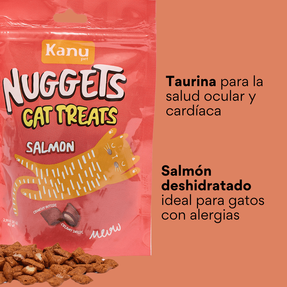 Snack Nuggets de Salmón Kanu Pet para Gato - {{ Kanu Pet }}