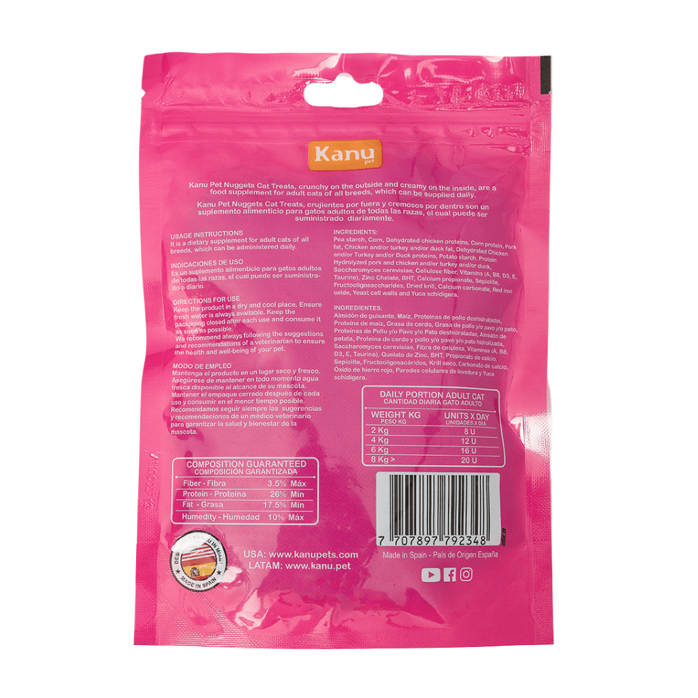 Snack Nuggets Sensitive Kanu Pet para Gatos - {{ Kanu Pet }}