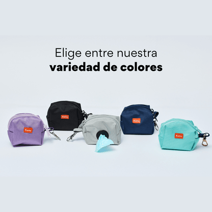 Portabolsa con Gancho Kanu Pet para Perro Lila