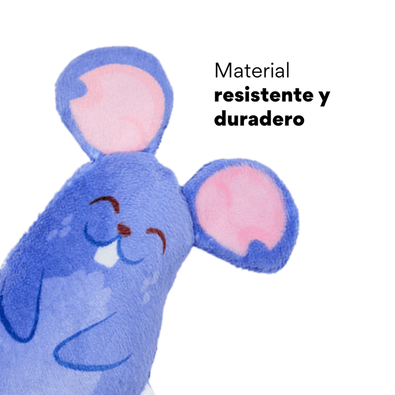 Juguete de Peluche Raton Azul con Catnip Kanu Pet para Gato - {{ Kanu Pet }}
