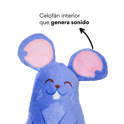 Juguete de Peluche Raton Azul con Catnip Kanu Pet para Gato - {{ Kanu Pet }}