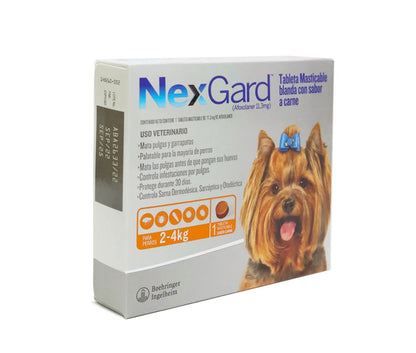 Antipulgas Nexgard para Perros de 2  a 4 Kg