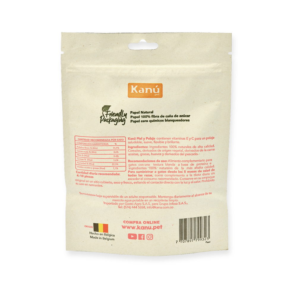 Galletas Piel y Pelaje Kanu Pet para gatos - {{ Kanu Pet }}