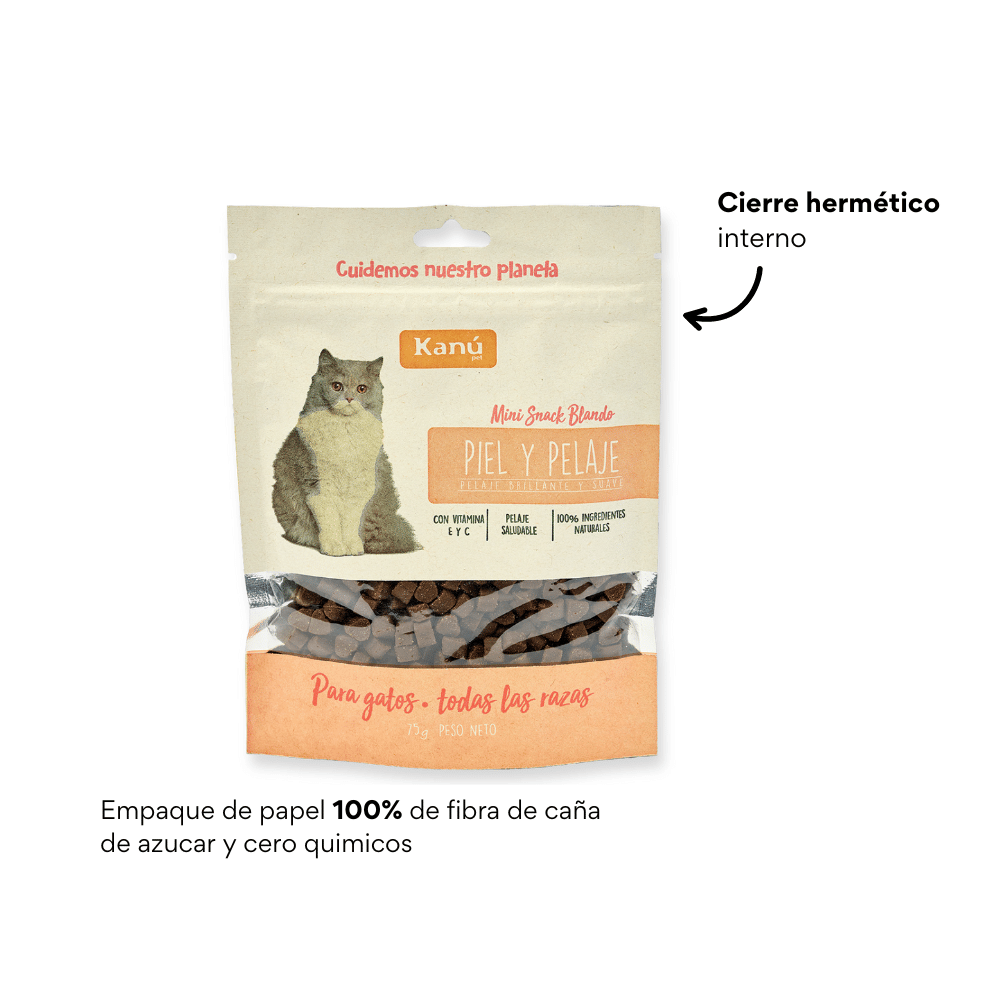 Galletas Piel y Pelaje Kanu Pet para gatos - {{ Kanu Pet }}