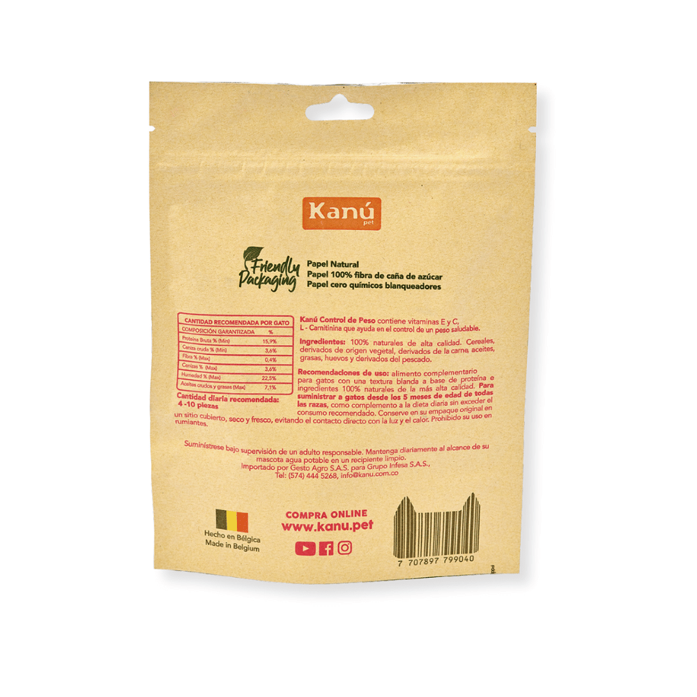 Galletas Blandas para el Control de Peso Kanu Pet Light para Gato - {{ Kanu Pet }}