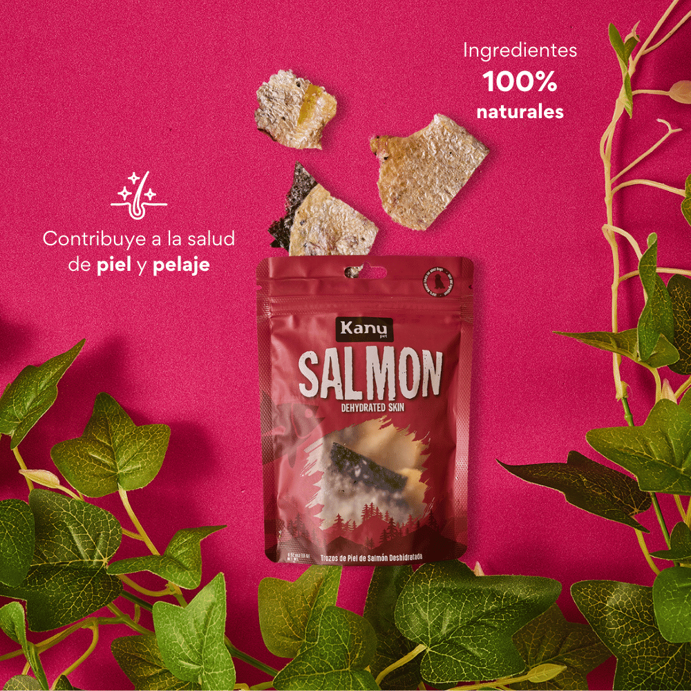 Snack de Kanu Pet de Salmoón Deshidratado Trozos para perros y gatos 100% Natural , Un solo ingrediente - {{ Kanu Pet }}