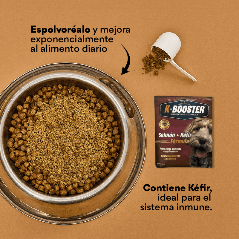 Suplemeneto K-Booster de Salmón Liofilizado Kanu Pet para perros - {{ Kanu Pet }}