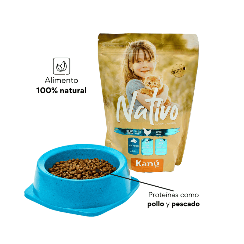 Alimento Para Gato - Kanu Nativo Mantenimiento Gatitos 1 LB - {{ Kanu Pet }}